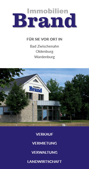 Immobilien Brand Leistungen Flyer Immobilien Brand Leistungen Flyer